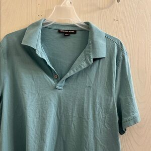 Michael Kors Men's Teal Polo Shirt